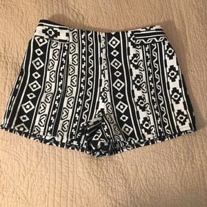 Forever 21 Tribal Print Shorts